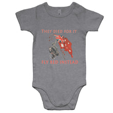 Load image into Gallery viewer, Red Instead Baby Onesie