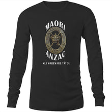 Load image into Gallery viewer, Maori Anzac Mens Long Sleeve - Dark