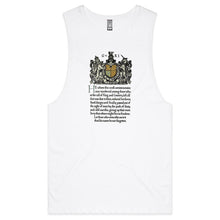 Load image into Gallery viewer, ANZAC Scroll Mens Tank