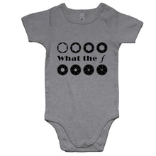 Load image into Gallery viewer, What The F Baby Onesie