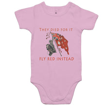 Load image into Gallery viewer, Red Instead Baby Onesie