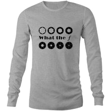 Load image into Gallery viewer, What The F Mens Long Sleeve