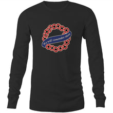 Load image into Gallery viewer, We Will Remember Them Mens Long Sleeve