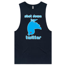 Load image into Gallery viewer, Shot Down by Twitter Mens Tank