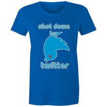 Load image into Gallery viewer, Shot Down by Twitter Womens Classic