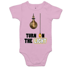 Load image into Gallery viewer, Turn On The Light Baby Onesie