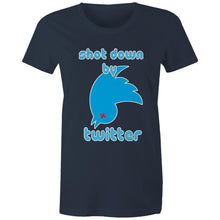 Load image into Gallery viewer, Shot Down by Twitter Womens Classic