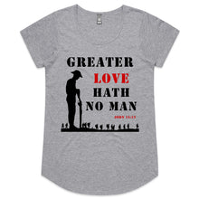 Load image into Gallery viewer, Greater Love Womens Scoop