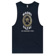 Load image into Gallery viewer, Maori Anzac Mens Tank - Dark