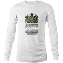Load image into Gallery viewer, ANZAC Scroll Mens Long Sleeve