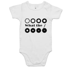 Load image into Gallery viewer, What The F Baby Onesie