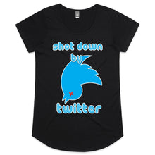 Load image into Gallery viewer, Shot Down by Twitter Womens Scoop