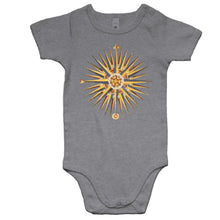 Load image into Gallery viewer, Compass Rose Baby Onesie