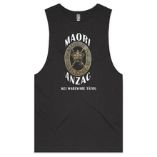 Load image into Gallery viewer, Maori Anzac Mens Tank - Dark