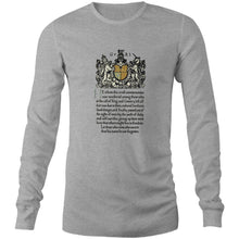 Load image into Gallery viewer, ANZAC Scroll Mens Long Sleeve