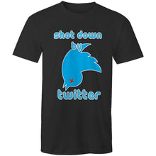 Load image into Gallery viewer, Shot Down by Twitter Mens Classic
