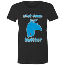 Load image into Gallery viewer, Shot Down by Twitter Womens Classic