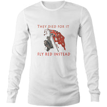 Load image into Gallery viewer, Red Instead Mens Long Sleeve
