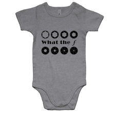 Load image into Gallery viewer, What The F Baby Onesie
