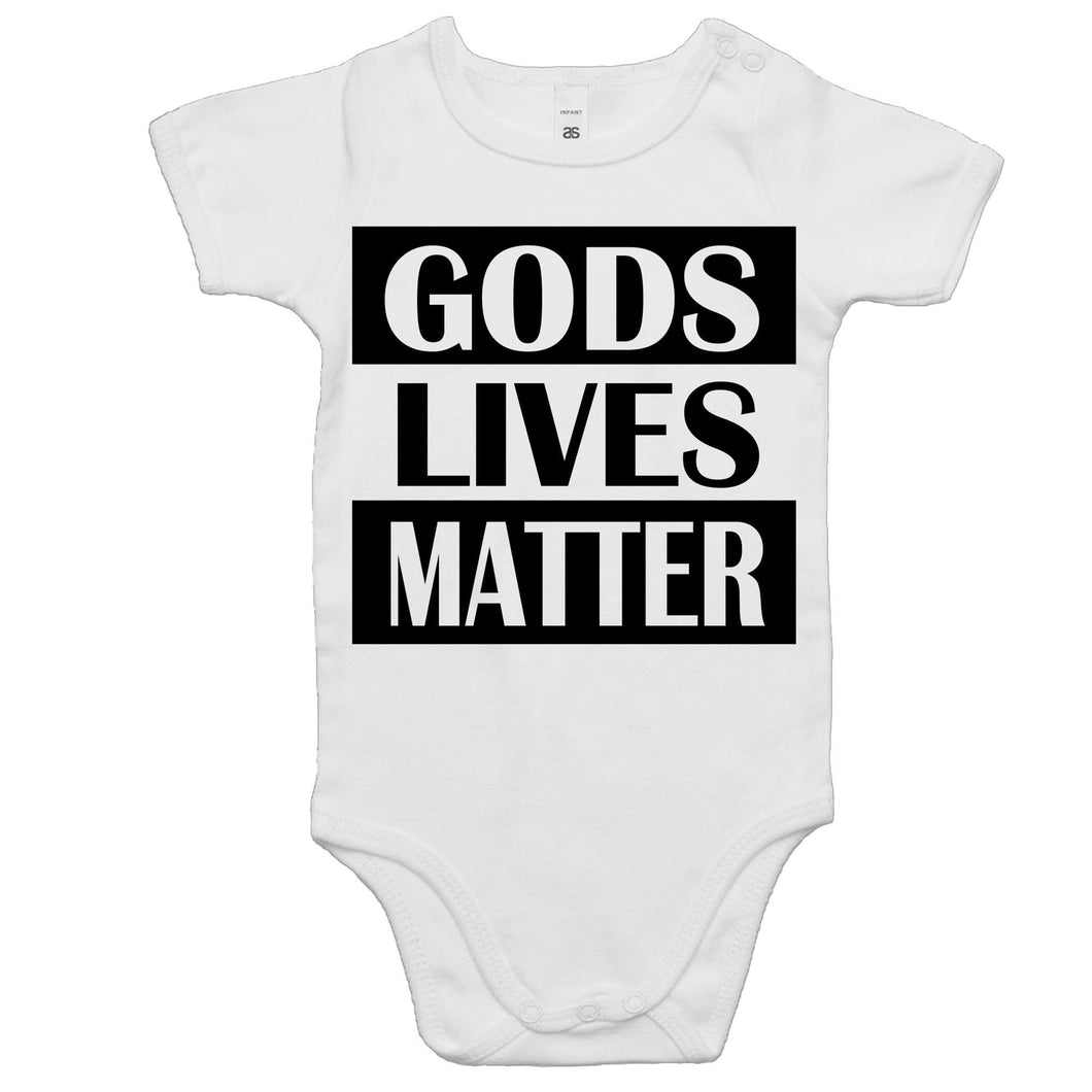 Gods Lives Matter Baby Onesie