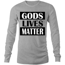 Load image into Gallery viewer, Gods Lives Matter Mens Long Sleeve - Light
