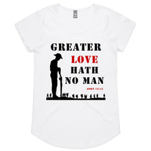 Load image into Gallery viewer, Greater Love Womens Scoop
