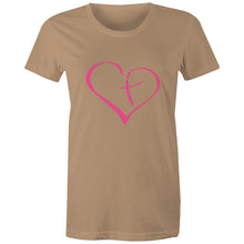 Load image into Gallery viewer, Heart Cross Womens Classic
